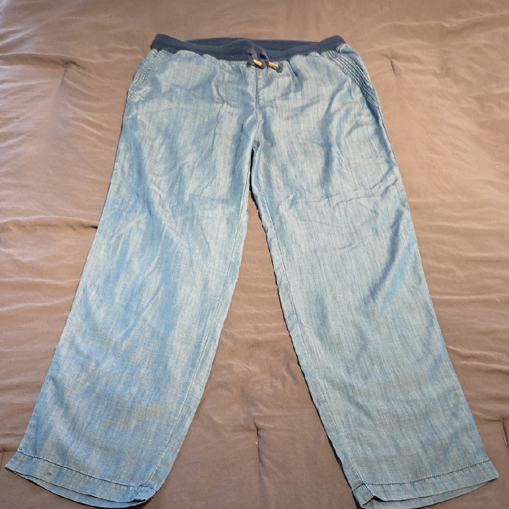 Light Blue Women's Casual Drawstring Joggers